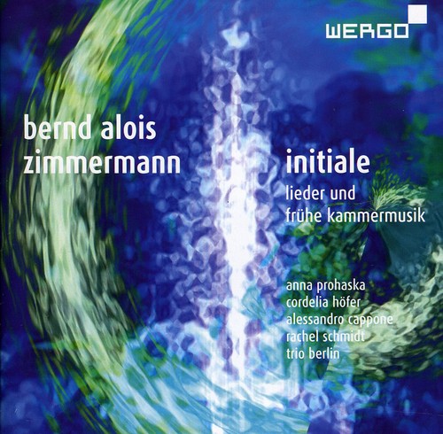 Zimmermann / Prohaska / Trio Berlin - Initiale: Lieder & Early Chamber Music - Music CD