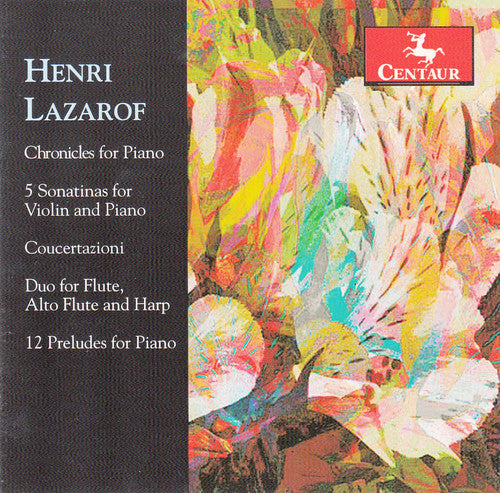 Lazarof / Ohlsson / Edinger / Hellwig / Beaufills - Henri Lazarof Music CD