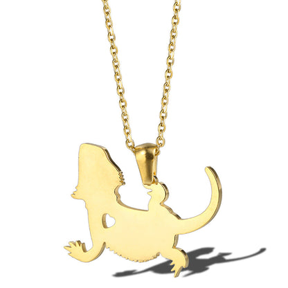 Bearded Dragon Pendant Necklace