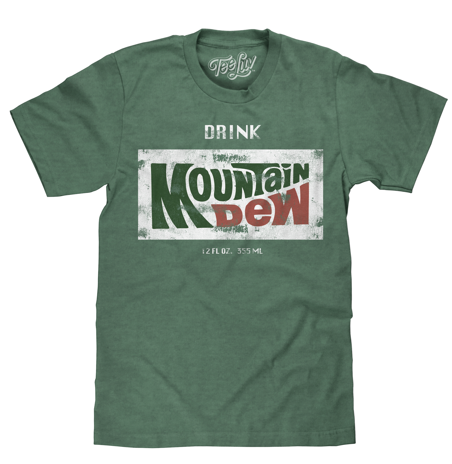 Drink Mountain Dew Logo T-Shirt - Green