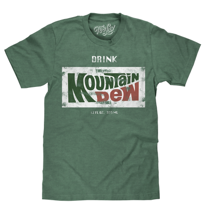 Drink Mountain Dew Logo T-Shirt - Green
