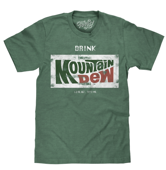 Drink Mountain Dew Logo T-Shirt - Green