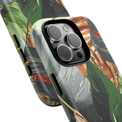 Tropical Leaf Tough Phone Case