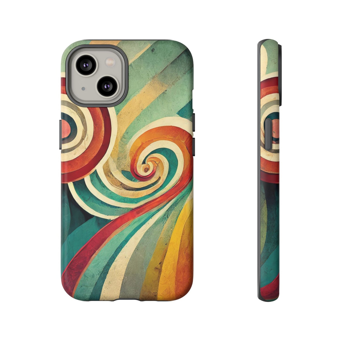 Colorful Swirl Tough Phone Case