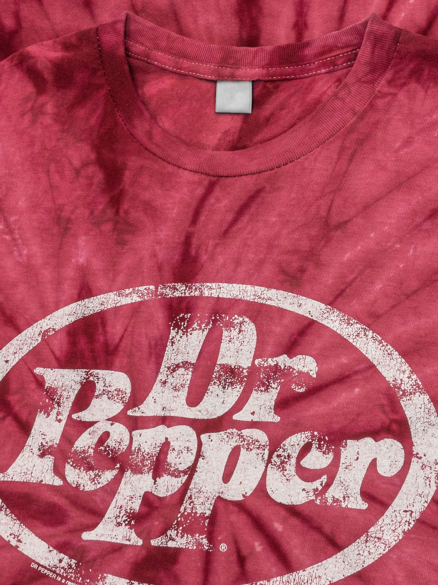 Dr. Pepper Tie Dye T-Shirt - Crimson Red Tie Dye