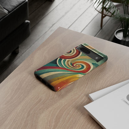 Colorful Swirl Tough Phone Case