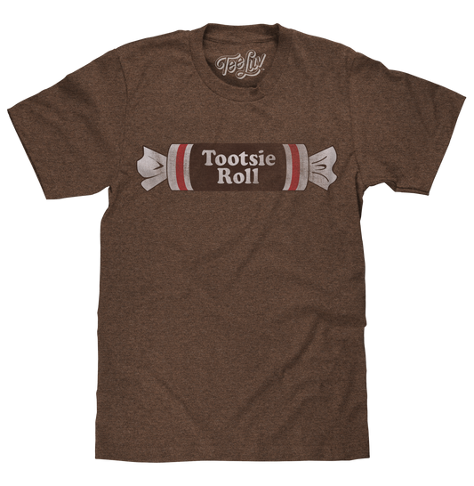 Tootsie Roll Logo T-Shirt - Brown