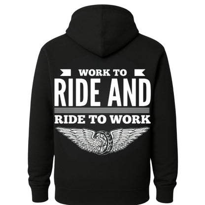Quotes Biker Hoodie