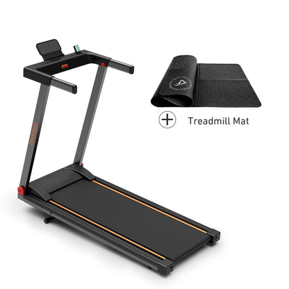 DeerRun A1 Pro Move+ Smart Foldable Treadmill with 6% Incline & NFC | 350Lbs, 10mph, Black