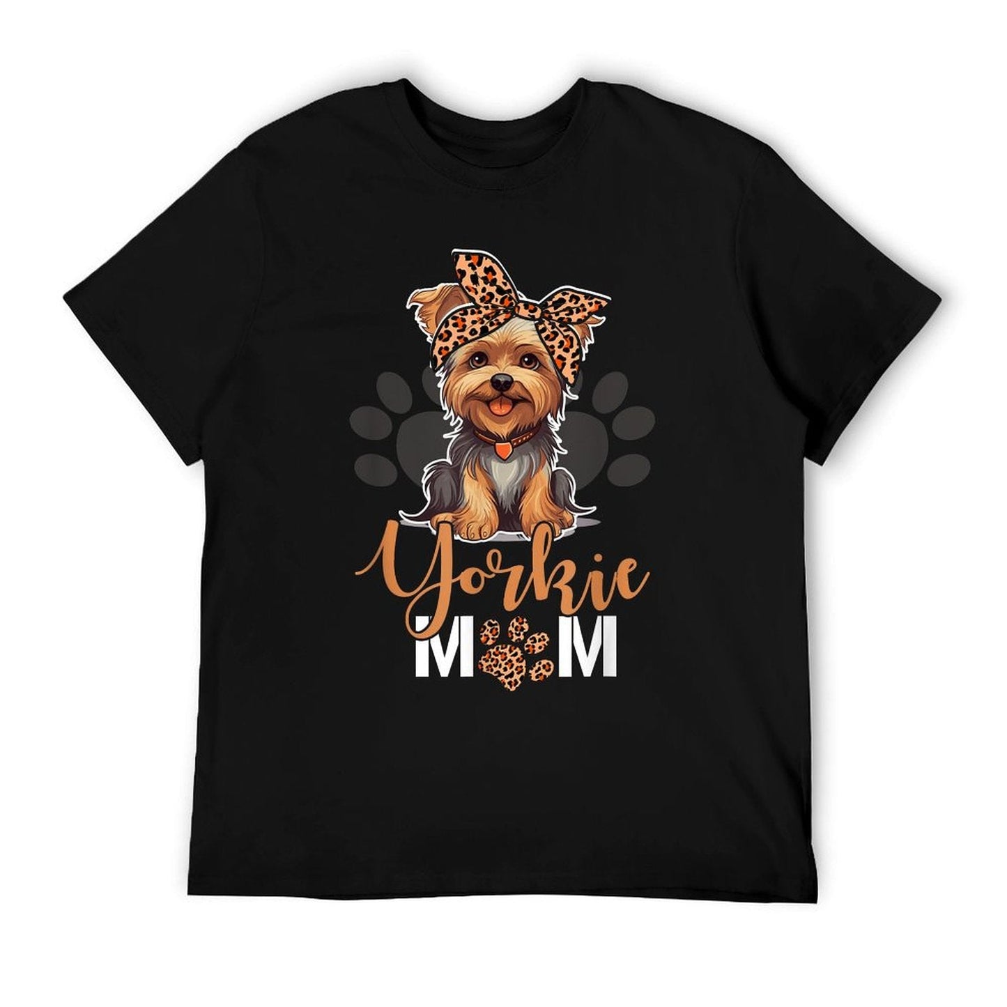 Yorkie Mom Yorkshire Leopard Dog Lovers Mother's Day T-Shirt
