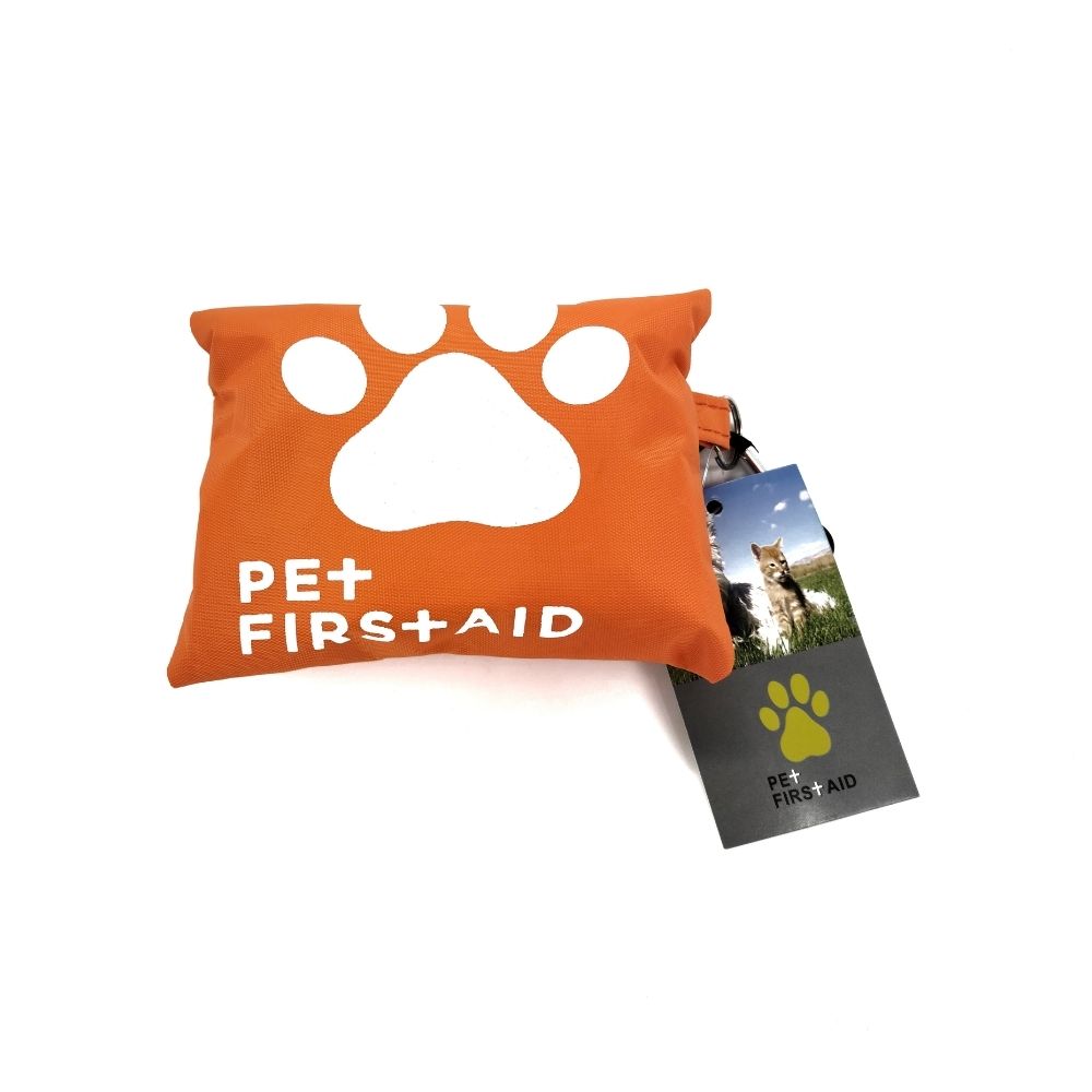 19-Piece Pet Travel First Aid Kit with Carabiner - Compact Emergency Care for Adventurous Pets
