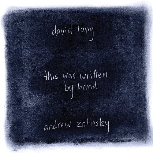 Andrew Zolinsky - This Was Written By Hand [CD]