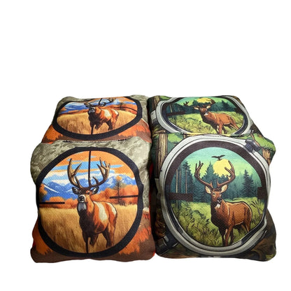 Camo Woods Hunting Pattern Cornhole Boards