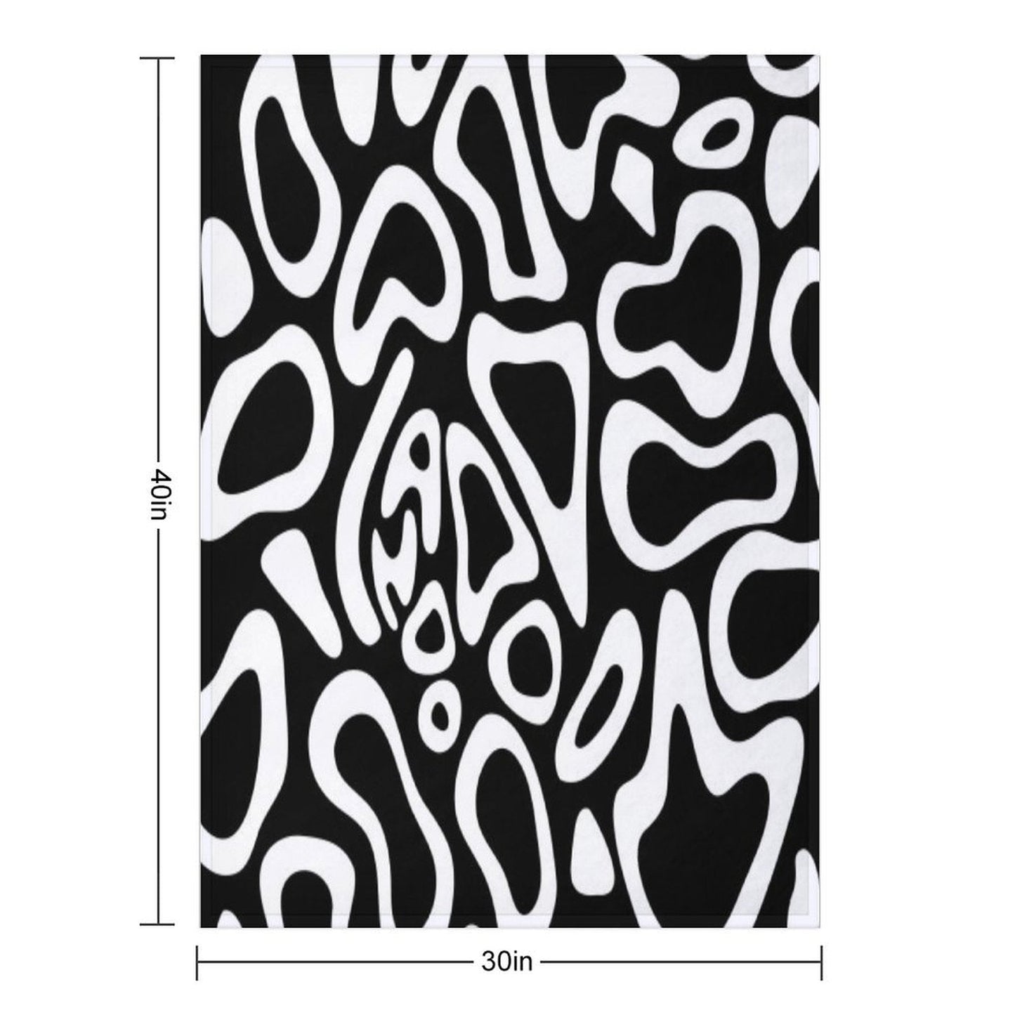 Lando Norris 2024 White Helmet Pattern Throw Blanket