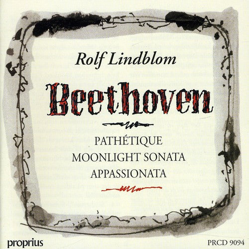 Beethoven / Lindblom - Piano Sonatas 8 & 14 - Music CD