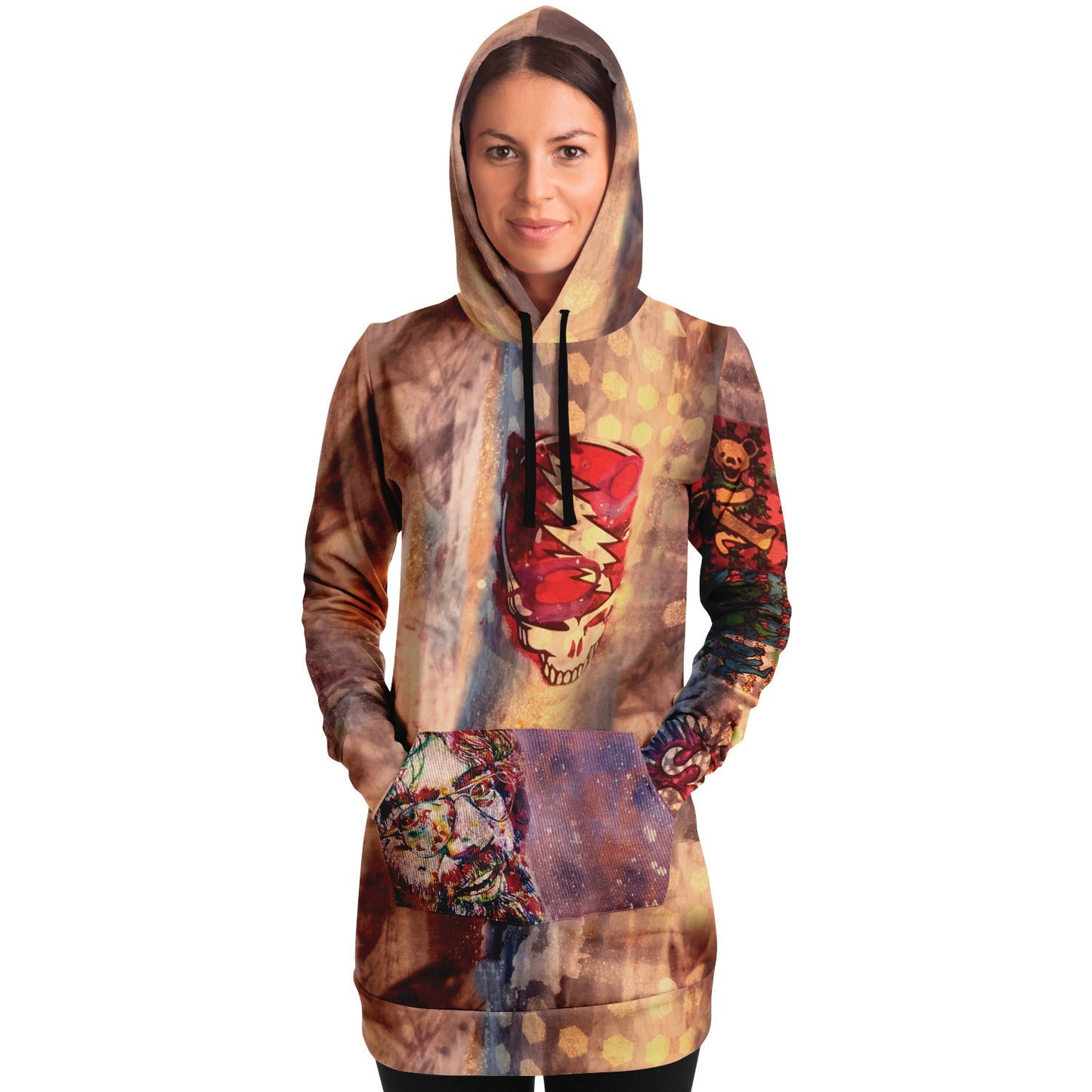 Grateful Jam Hoodie Dress