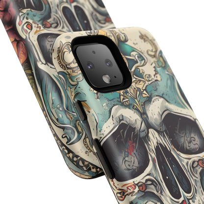 Abstract Skull Tough Phone Case