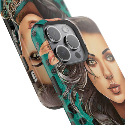 Vibrant Beauty Magnetic Tough Phone Case