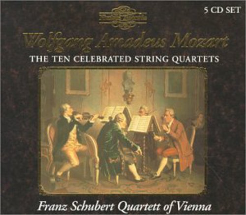 Mozart / Franz Schubert Quartet Of Vienna - 10 Celebrated String Quartets - Music CD