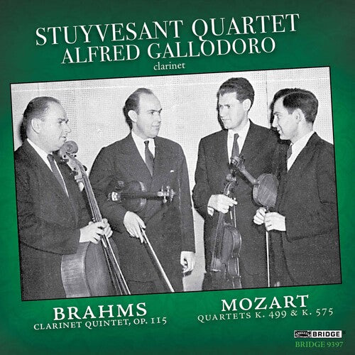 Brahms / Mozart / Stuyvesant Quartet - Stuyvesant Quartet With Al Gallodoro - Music CD