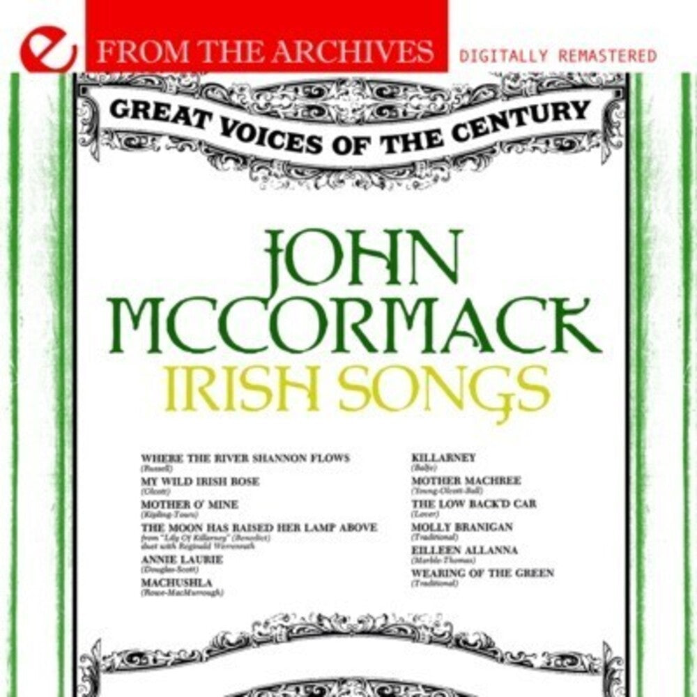 John Mccormack - Irish Songs: From the Archives [CD]