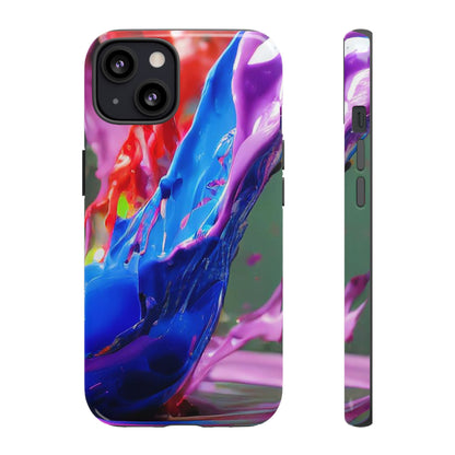 Vibrant Color Splash Tough Phone Case