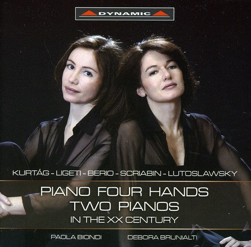Biondi,paola / Brunialti,debora - Piano Four Hands / Two Pianos In The Xx Century - Music CD