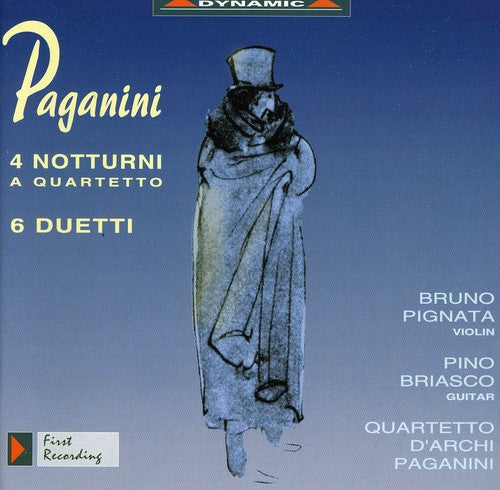 Paganini String Quartet - 6 Duets for Violin & Guitar / 4 Notturni a Quart Music CD