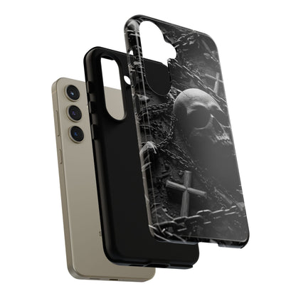 Gothic Skull Tough Phone Case