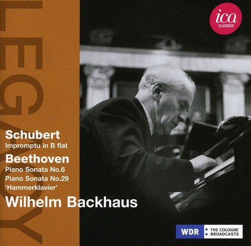 WILHELM BACKHAUS - Legacy: Schubert & Backhaus [CD]