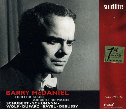 Schubert / Schumann / Wolf / Duparc / Mcdaniel - Barry McDaniel Sings Schubert & Schumann & Wolf [CD]