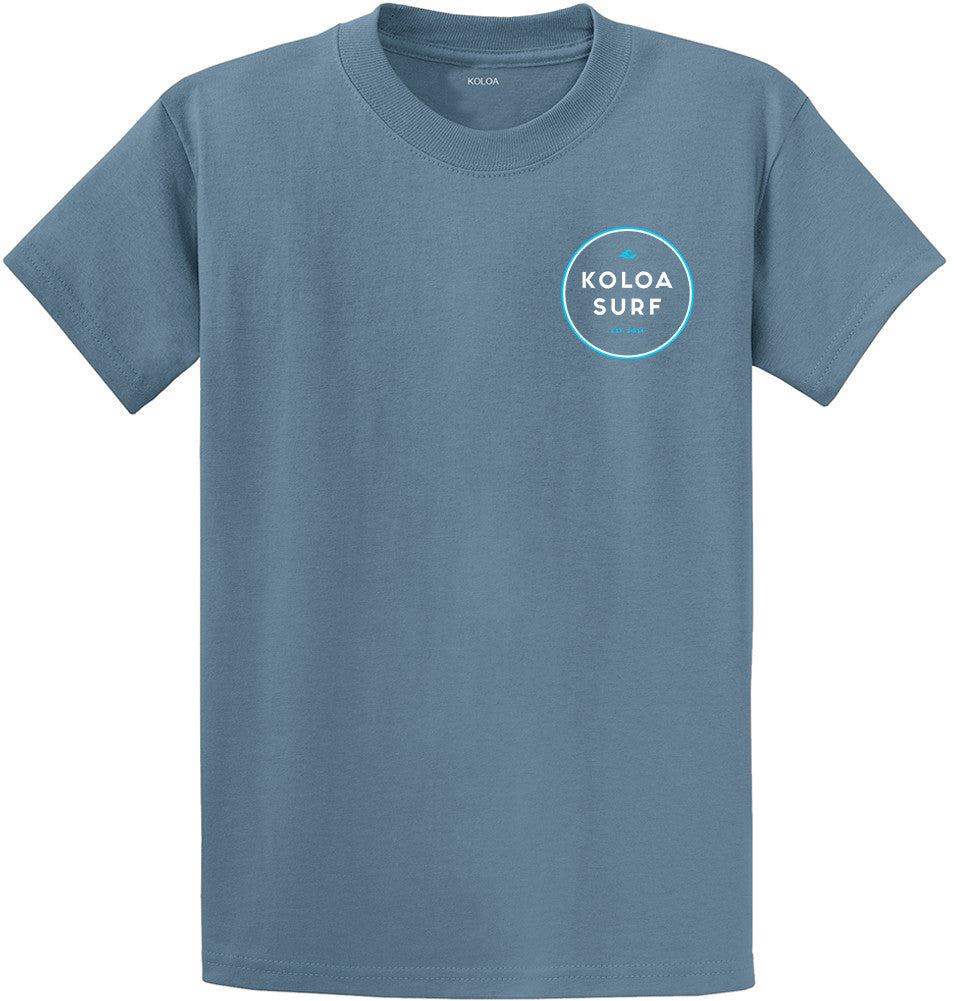The Koloa Original Circle T-Shirt- Blue