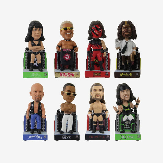 WWE Commemorative 1990s Attitude Era Mini Bobblehead Boxed Set WWE Bobblehead