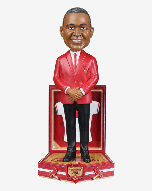 Ozzie Smith St. Louis Cardinals 2022 Red Jacket MLB Bobblehead