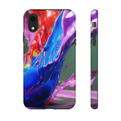 Vibrant Color Splash Tough Phone Case