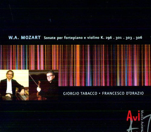 Giorgio Tabacco & Francesco DOrazio - Sonatas for Fortepiano & Violin K 296 & 301 & 303 [CD]