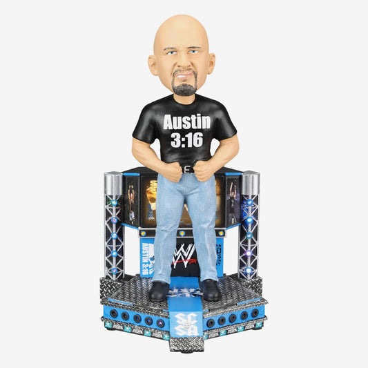 Stone Cold Steve Austin WWE Light Up Stage Entrance WWE Bobblehead
