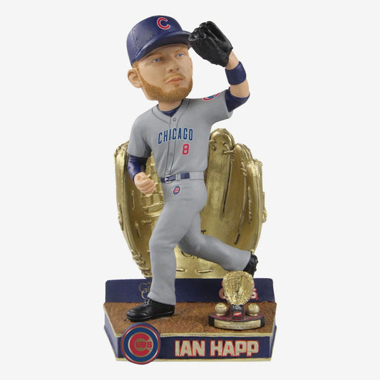 Ian Happ Chicago Cubs 2022 Gold Glove MLB Bobblehead
