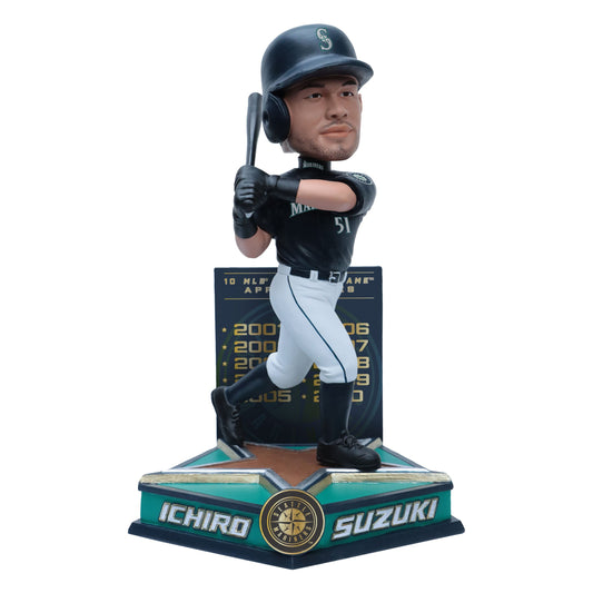 Ichiro Suzuki Seattle Mariners 10X All-Star MLB Bobblehead