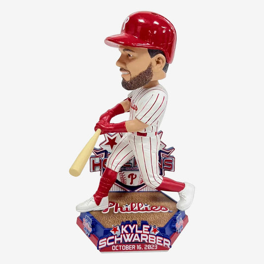 Kyle Schwarber Philadelphia Phillies Leadoff Home Run Postseason Record MLB Bobblehead