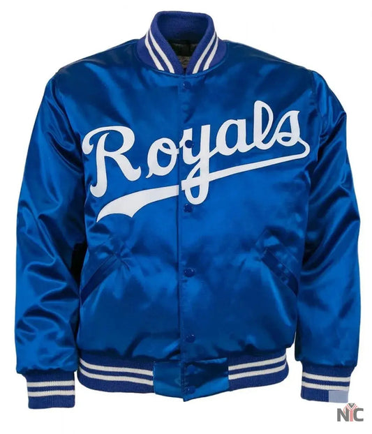 1969 Kansas City Royals Bomber Satin Jacket