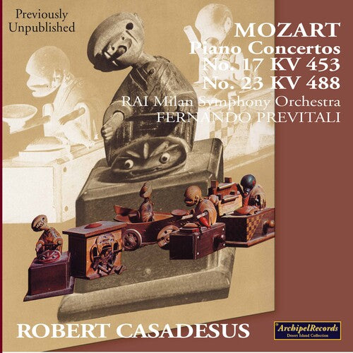 Mozart / Casadesus / Rai Milan Sym / Previtali - Piano Concertos - Music CD