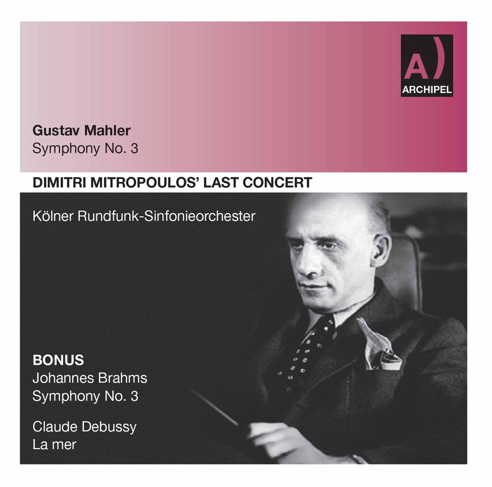 Mahler / West / Cgro / Mitropolous - Symphony 3 [2 CD]