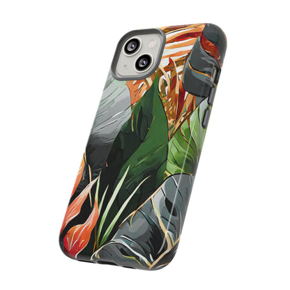 Tropical Leaf Tough Phone Case
