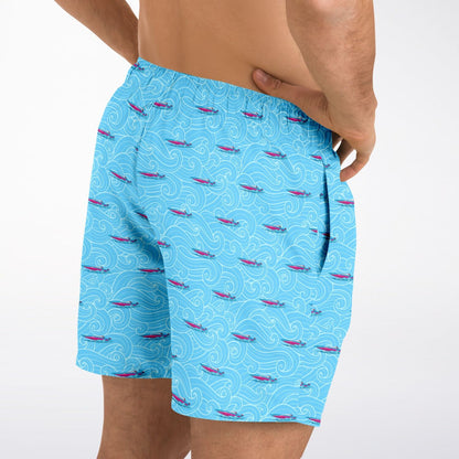 Rad Palm Fast Boats Swim Trunks
