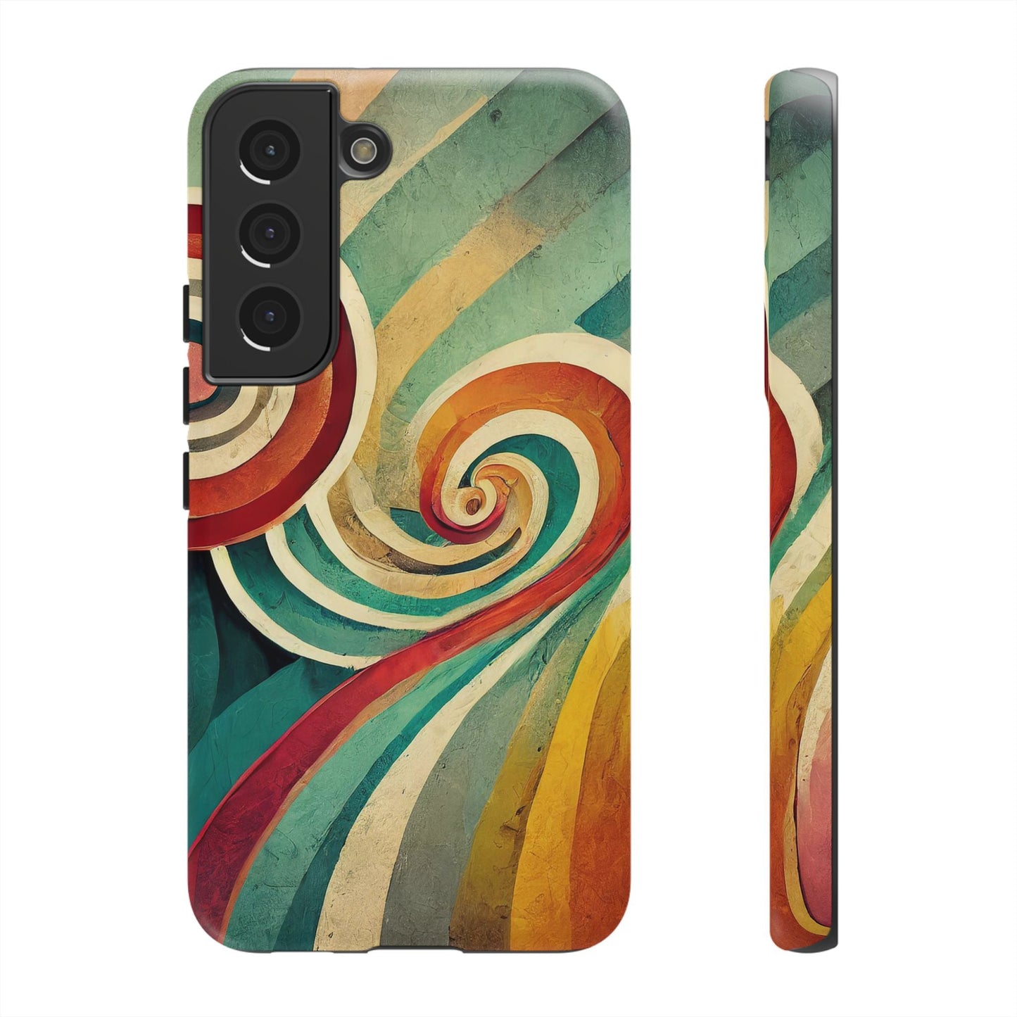 Colorful Swirl Tough Phone Case