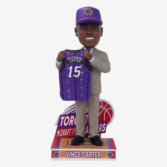 Vince Carter Toronto Raptors 1998 Draft Pick NBA Bobblehead