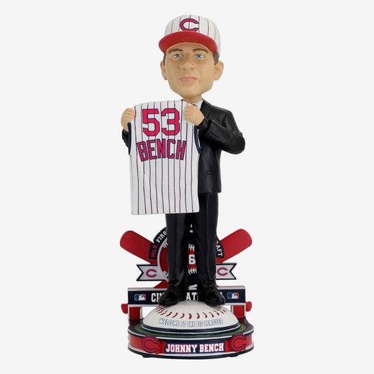 Johnny Bench Cincinnati Reds 1965 MLB Draft Pick #36 Bobblehead
