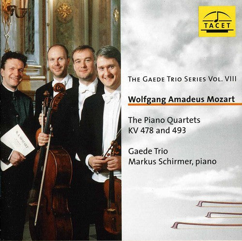 Mozart / Gaede Trio / Schirmer - Gaede Trio Series 8: Piano Quartets Music CD