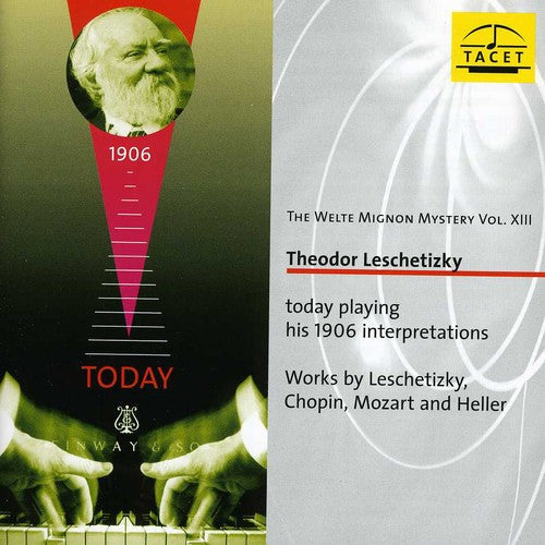 Mozart / Leschetizky - Welte-Mignon Mystery 13: Theodor Leschetizky Music CD